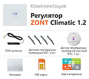 ZONT Climatic 1.2 Погодозависимый автоматический GSM / Wi-Fi регулятор (1 ГВС + 2 прямых/смесительных) с доставкой в Тамбов